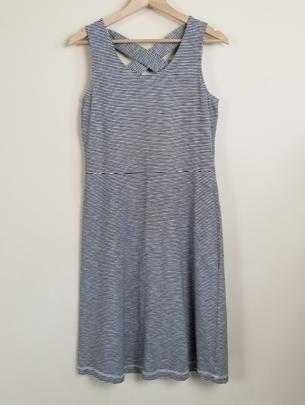 Hello Saturday Talbots Striped Knit Dress Small